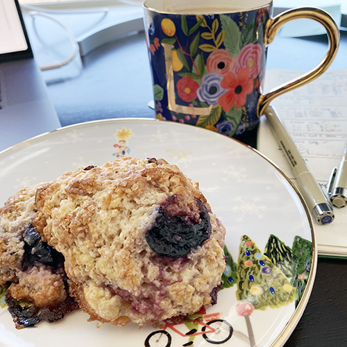 Sour Cream Scones with Fruit